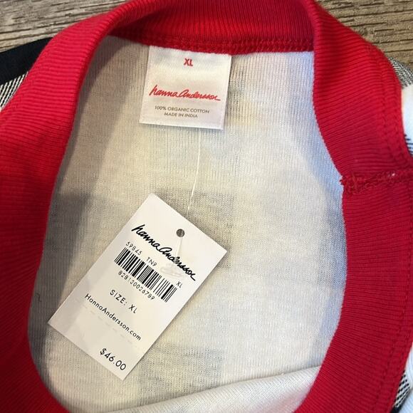 NWT Hanna Andersson Men's Organic Cotton Plaid Pajama Set Size XL - Picture 9 of 13